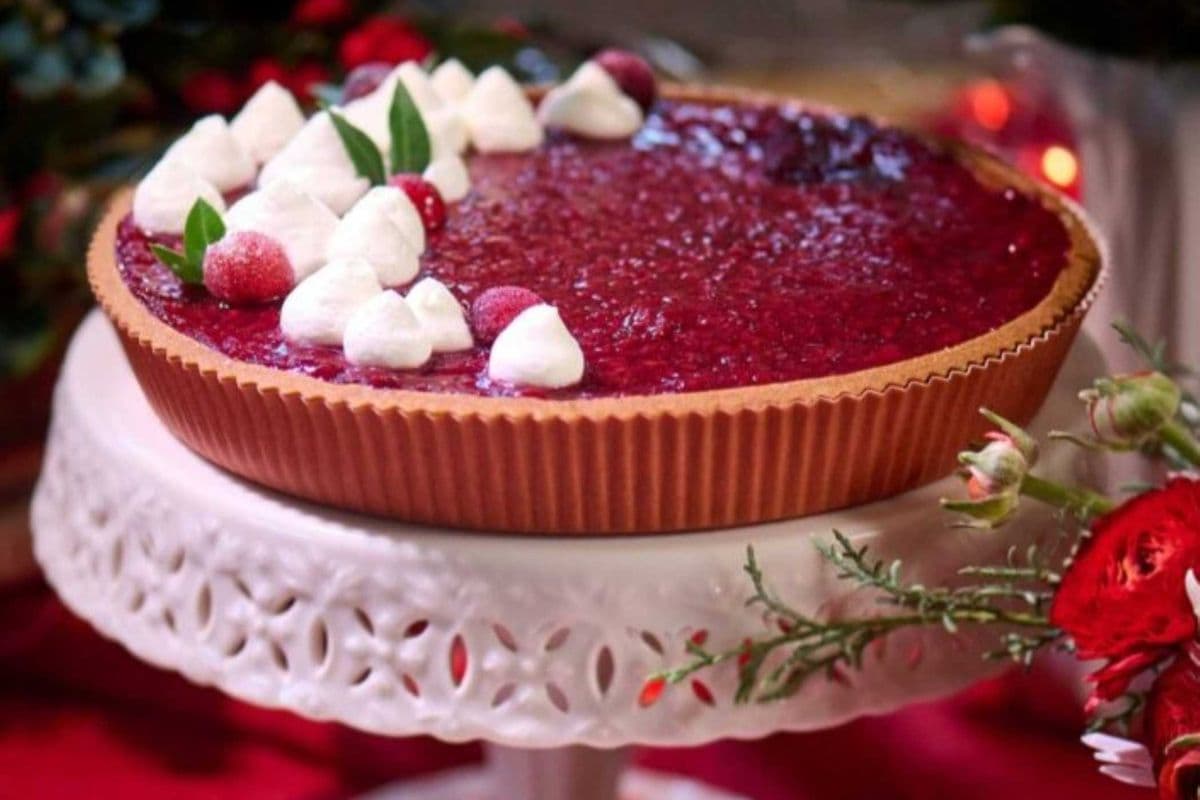 Raspberry Cheesecake Pie (21 cm)