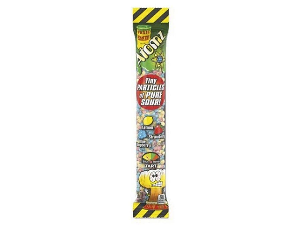 Toxic Waste Atomz Sour Chewy Candy Beads 60g Tube