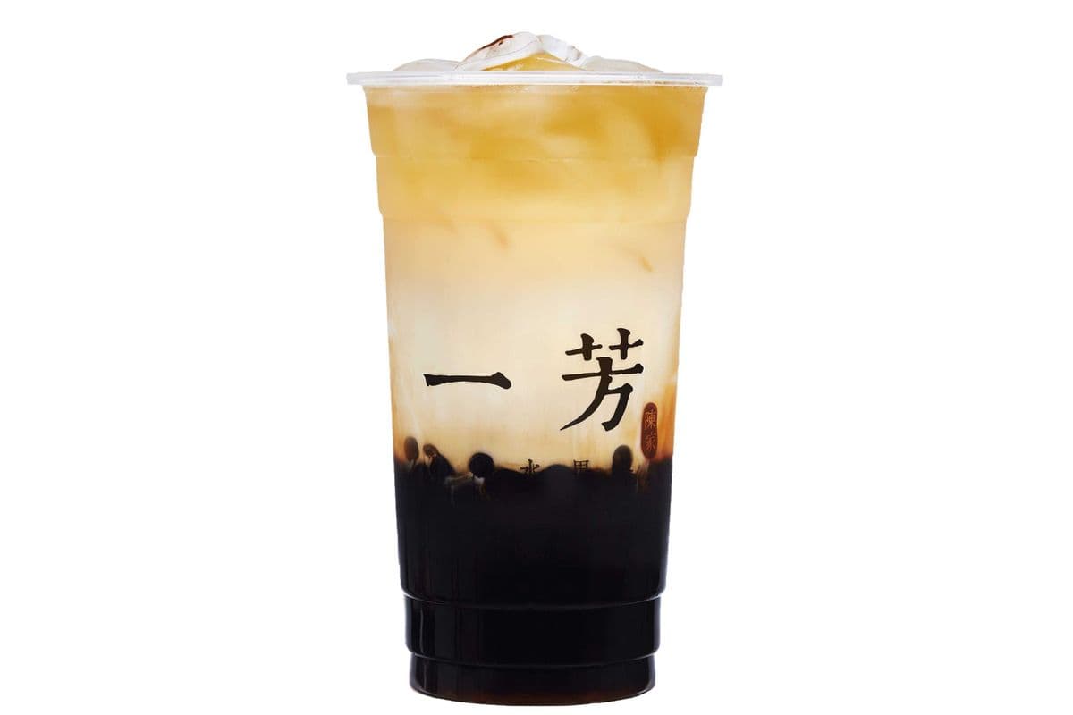 Brown Sugar Soft Pearl Oolong Tea Latte / 黑糖粉圓烏龍鮮奶茶