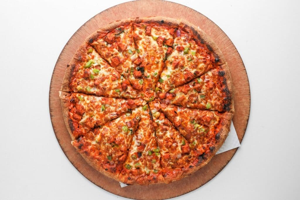 Large Butter Chicken Pizza