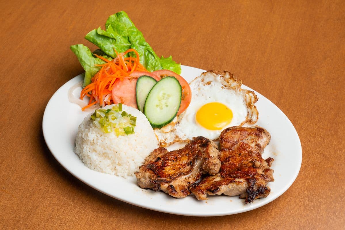 16. Chicken Broken Rice Plate - Com Tam Ga Nuong
