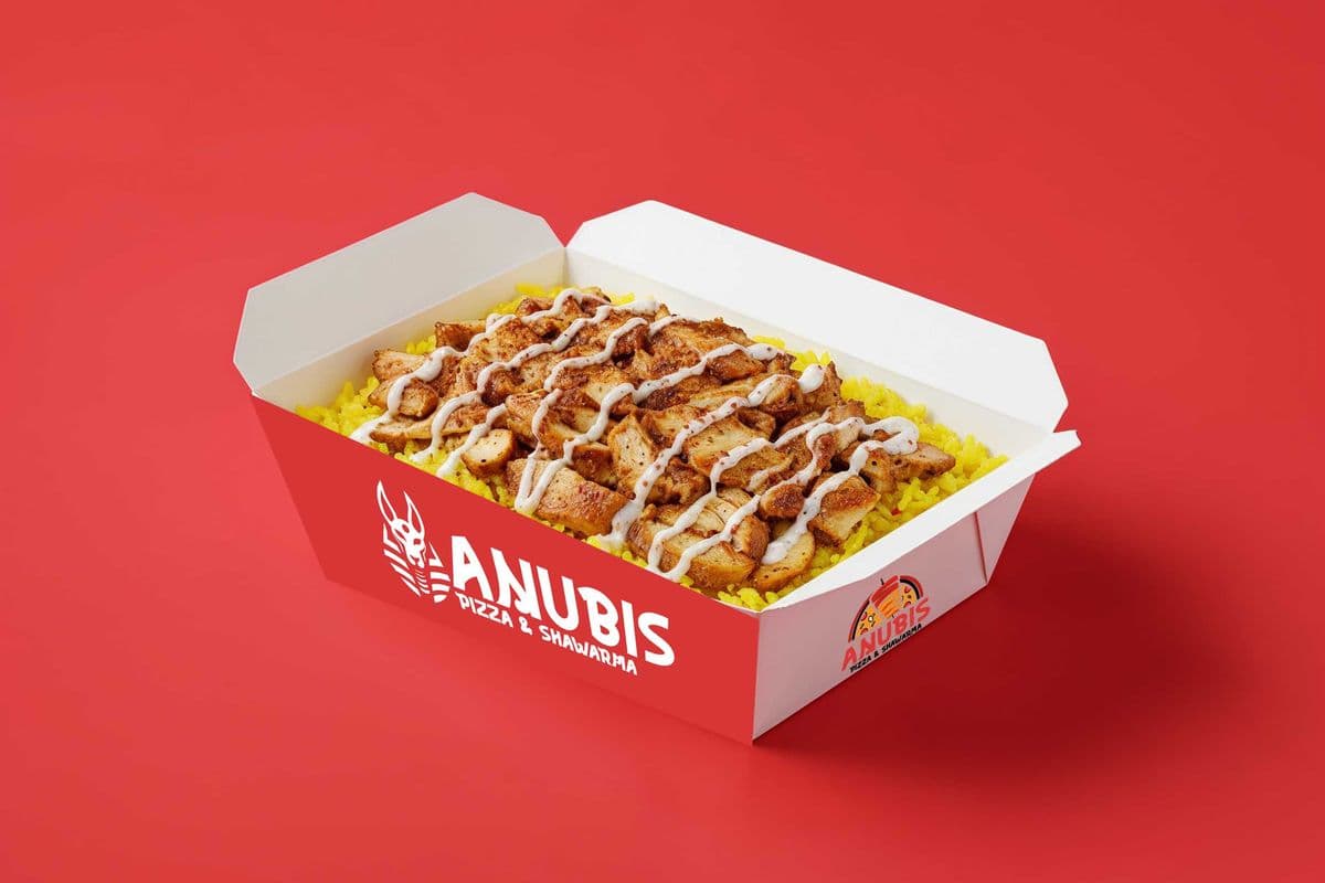 shawarma plate (on rice or fries ......