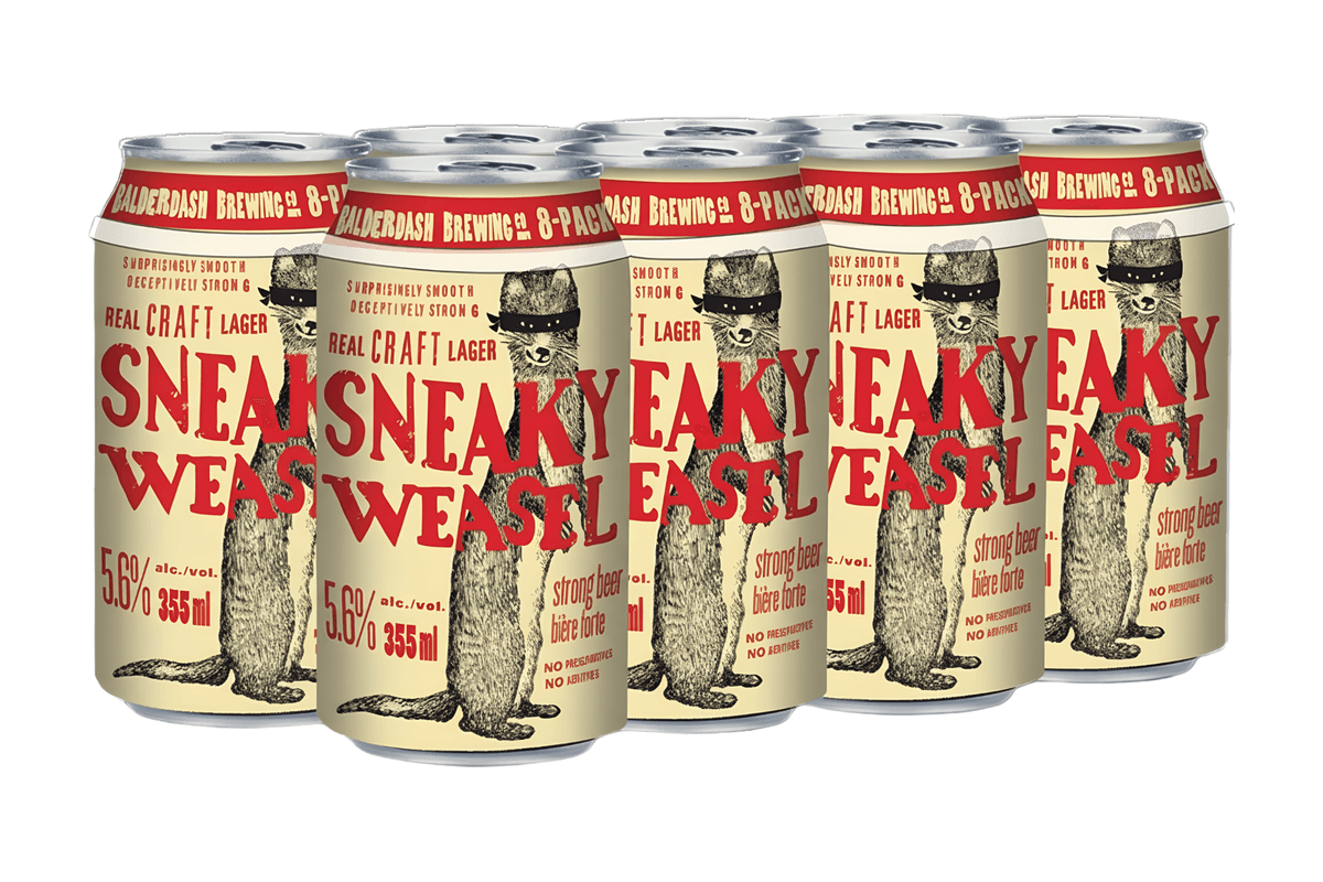 Sneaky Weasel Lager (8 x 355ml)
