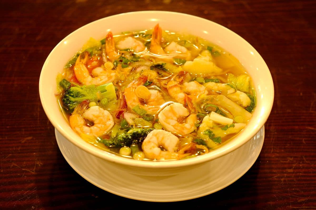 25. Prawn Soup / Tôm