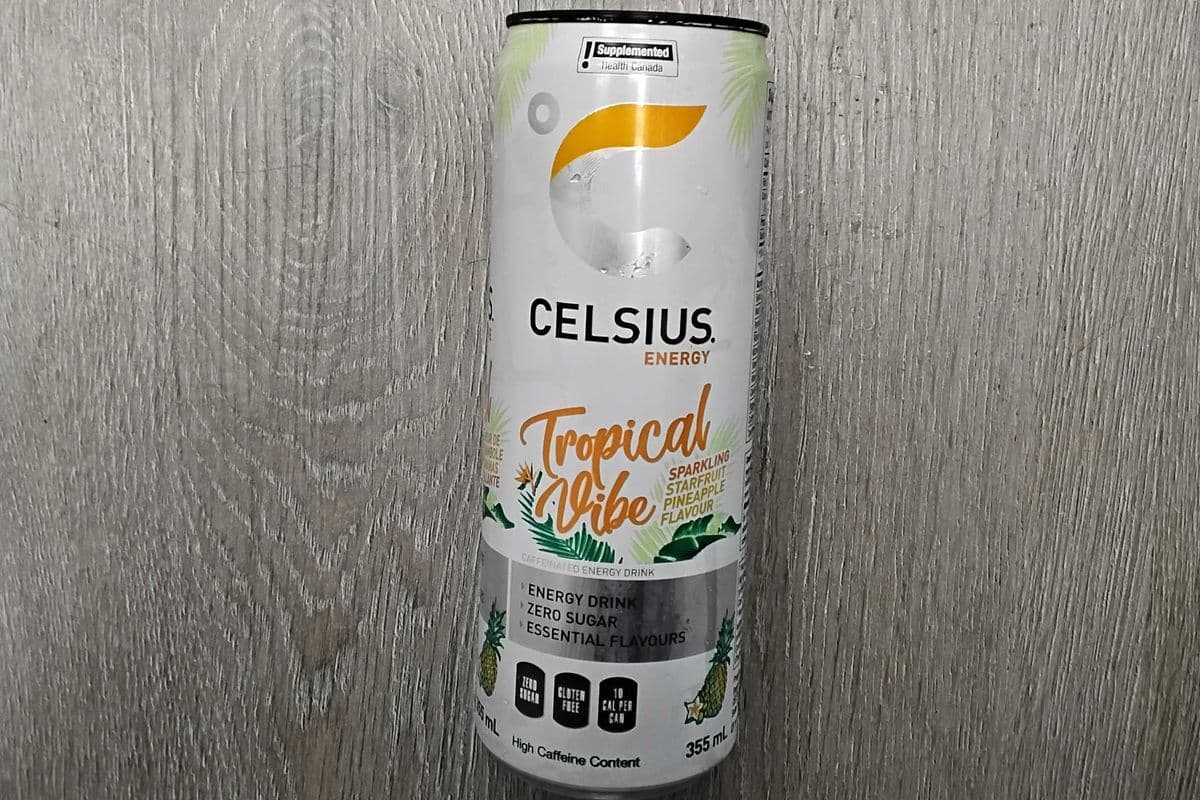 Celsius tropical vibe (sprakling starfruit pineapple flavour) (355ml)