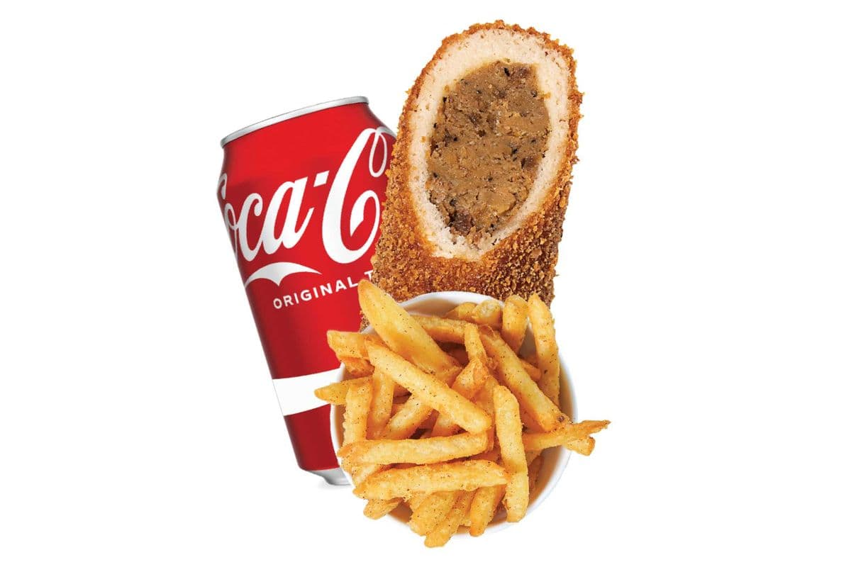 Chocolate Ricedog Meal Combo