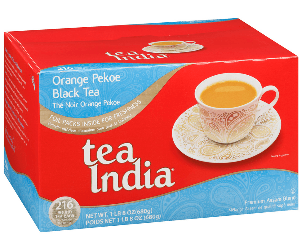Tea India Orange Pekoe Black Tea Bags (216 bags)