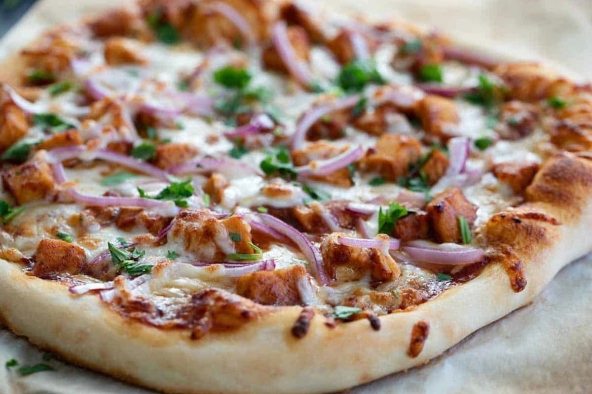Party Platter Slab BBQ Chicken Pizza