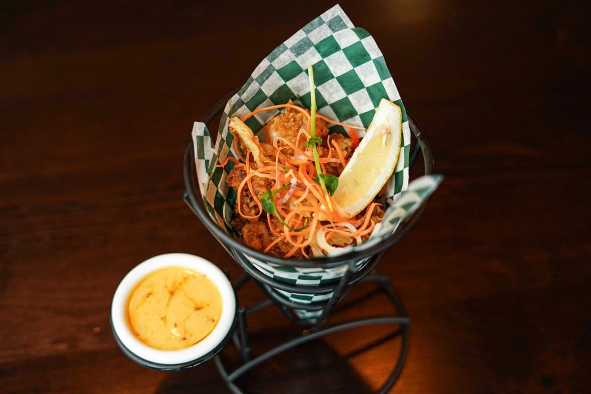 Fire Dusted Calamari