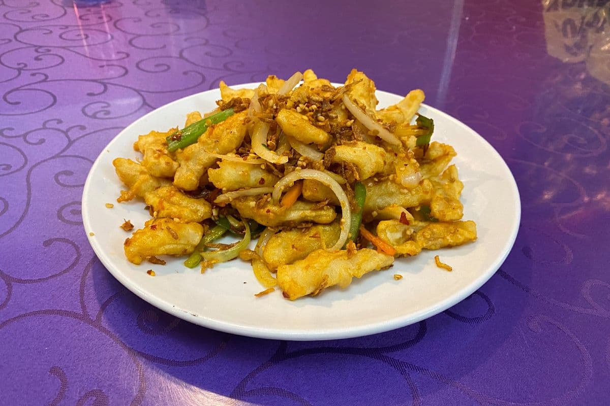 92. Dry Salt and Pepper Squid