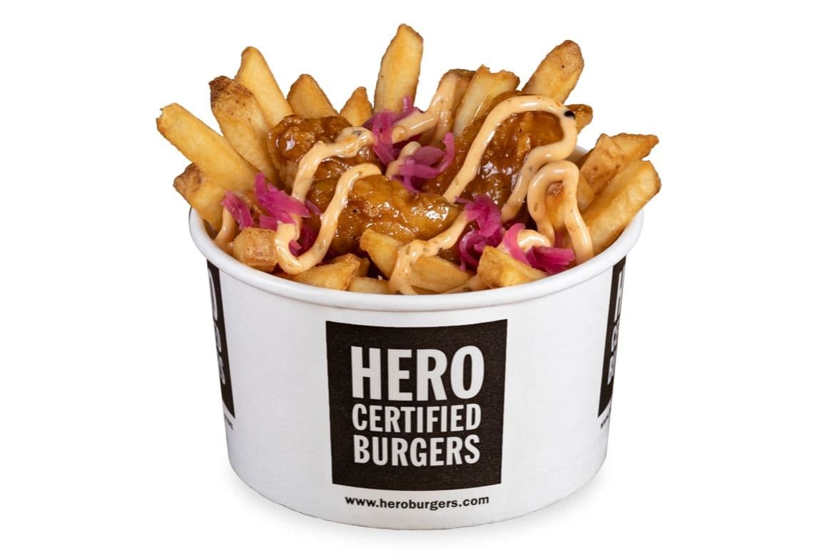 Korean BBQ Crispy Chicken Loaded Fries