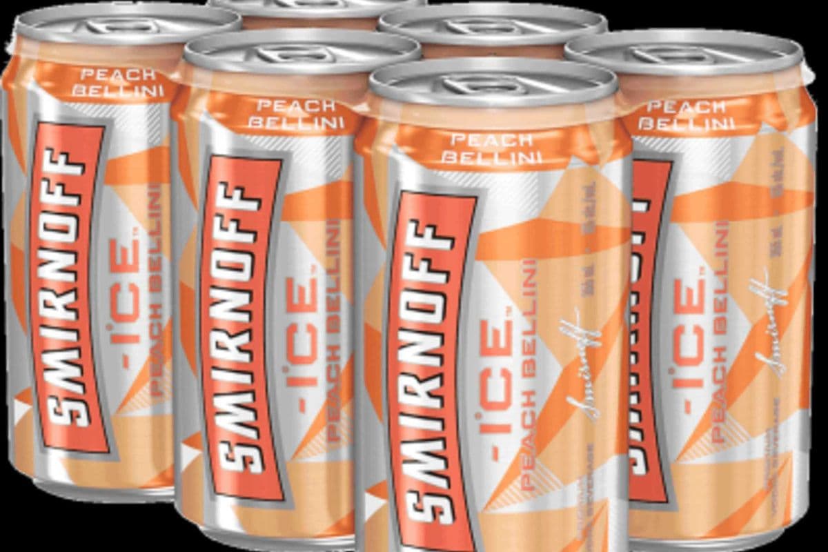 SMIRNOFF ICE PEACH BELLINI 6 PK (6 x 6X355ML)