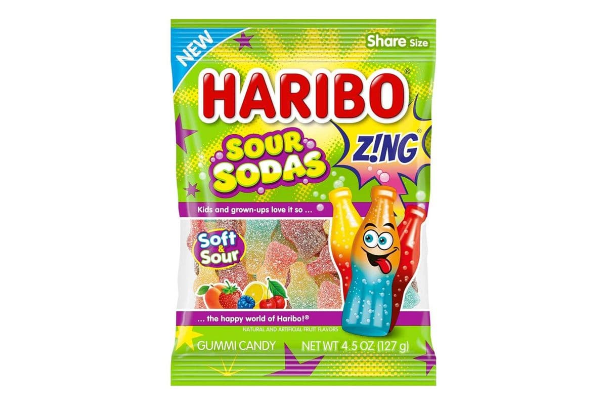 Haribo Sour Sodas Zing (4.5 oz)