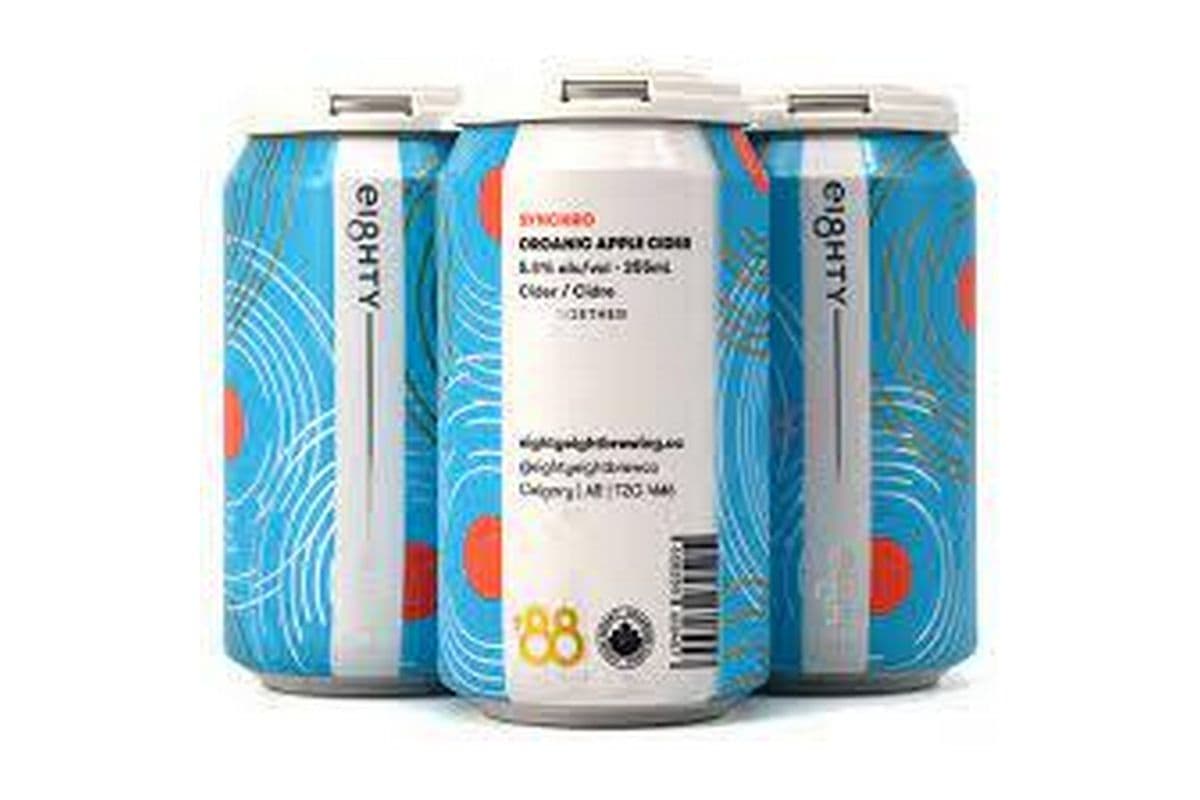 SYNCHRO ORGANIC APPLE CIDER 4PK 355ML 88 (4PK)