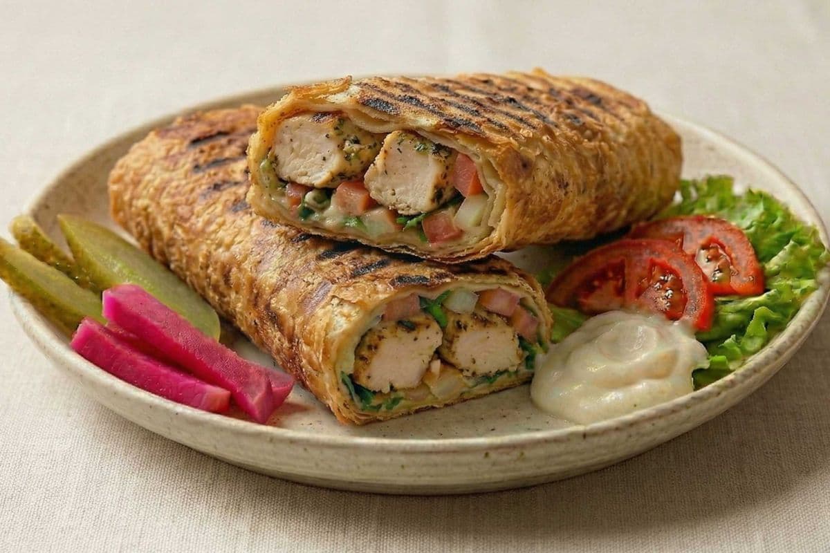 BBQ Shish Taouk Wrap