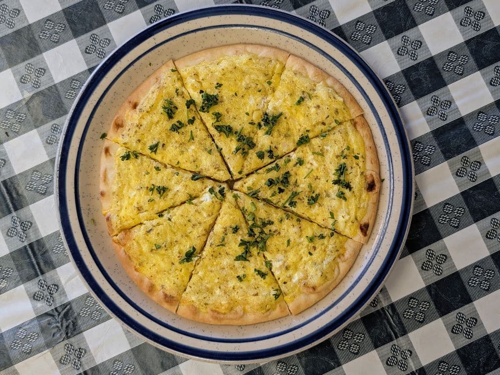 Baked Feta & Egg Pita Single