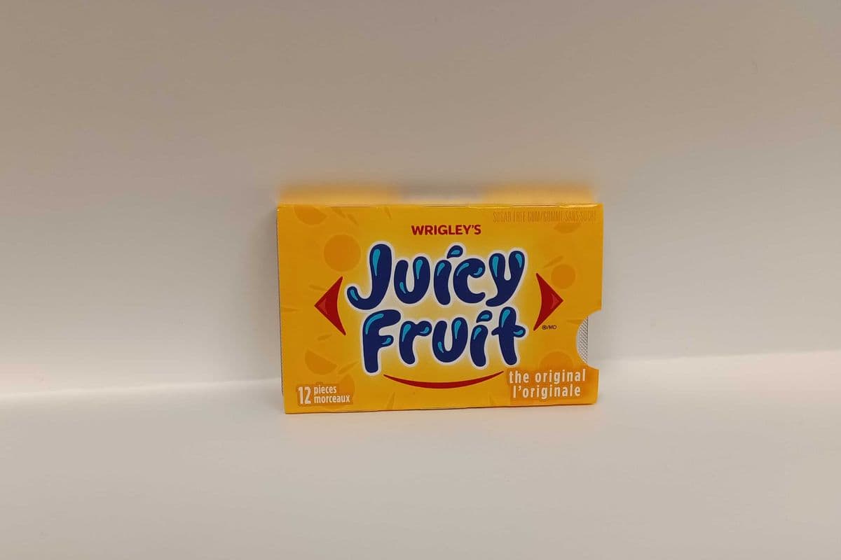 Wrigley's Juicy Fruit Gum Original - 12 Pieces