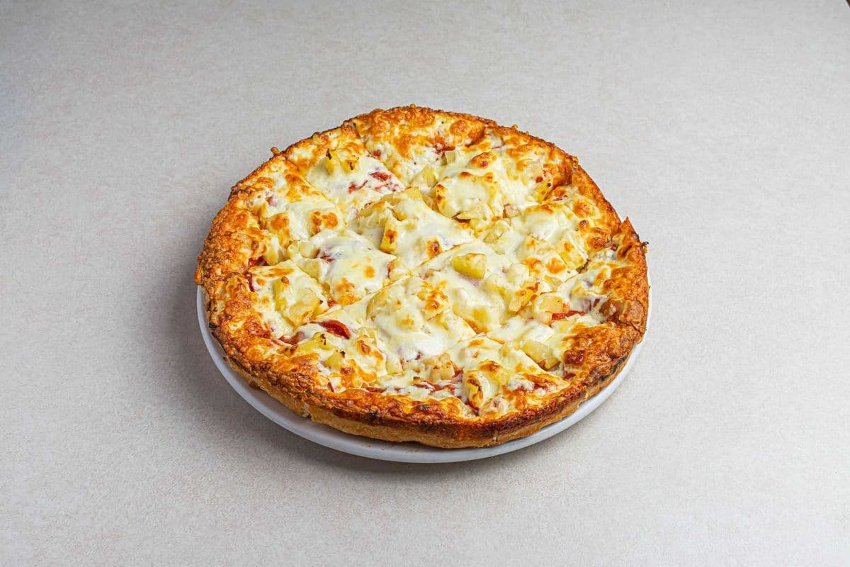 #9 8" Small Ham and Pineapple Classic Pizza