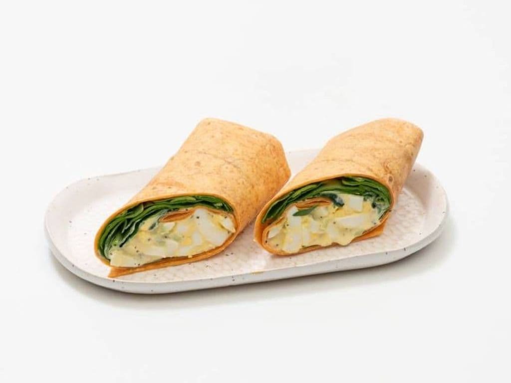 Wrap Salade aux Oeufs / Egg salad wrap