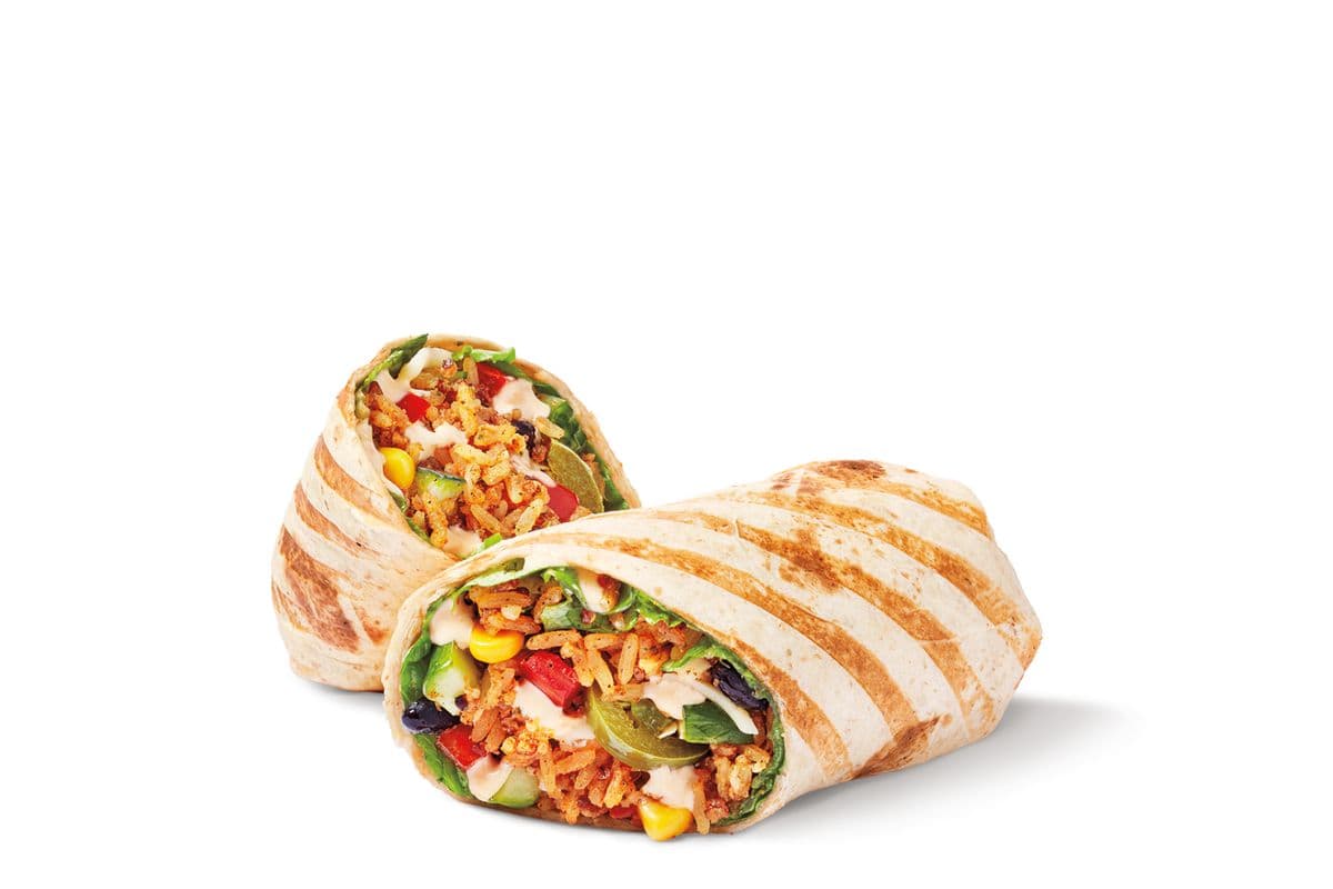 Spicy Veggie Loaded Wrap