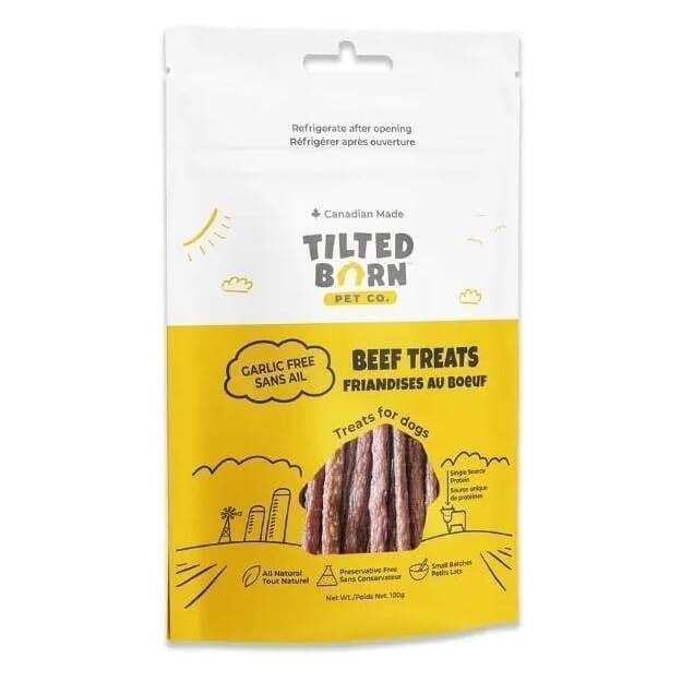 Tilted Barn Pet Co. Canadian Beef Treats - No Garlic 100g