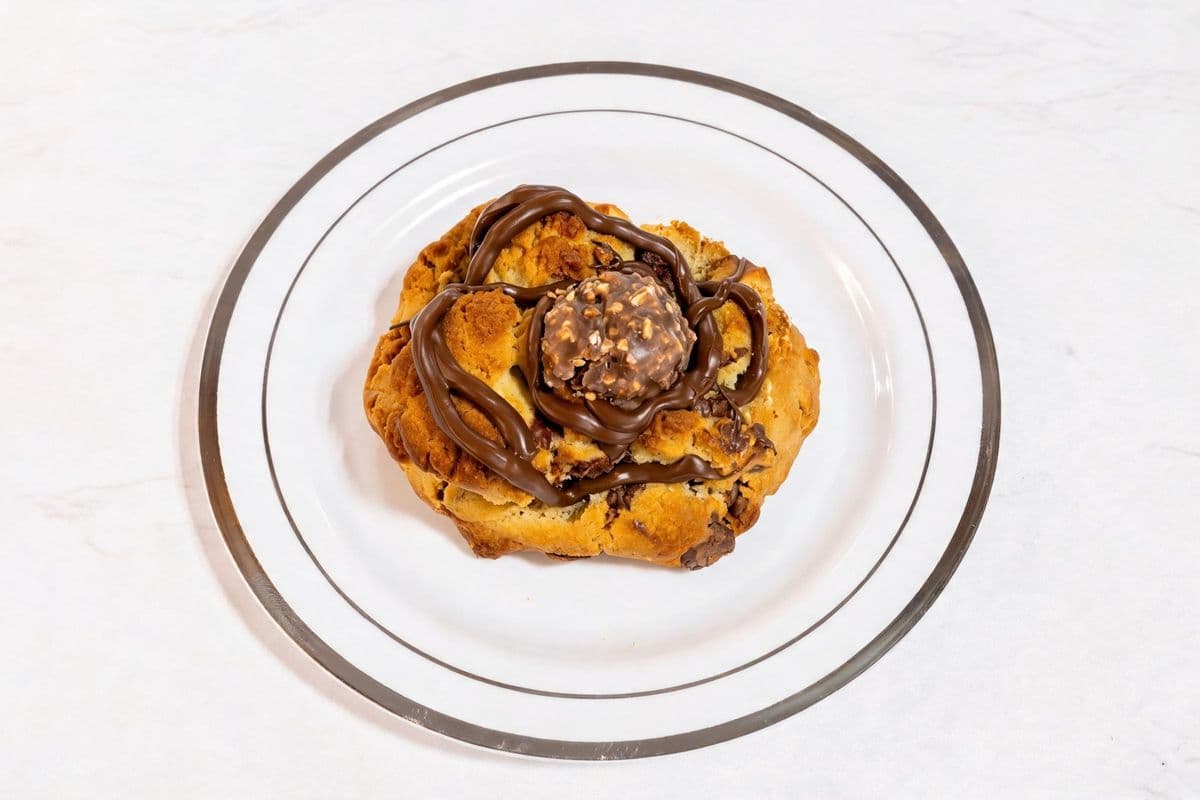 Ferrero Rocher and Nutella Cookie