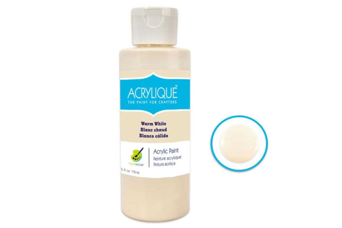 Acrylique Paint 4oz: Warm White [CF200-005] (4 oz)