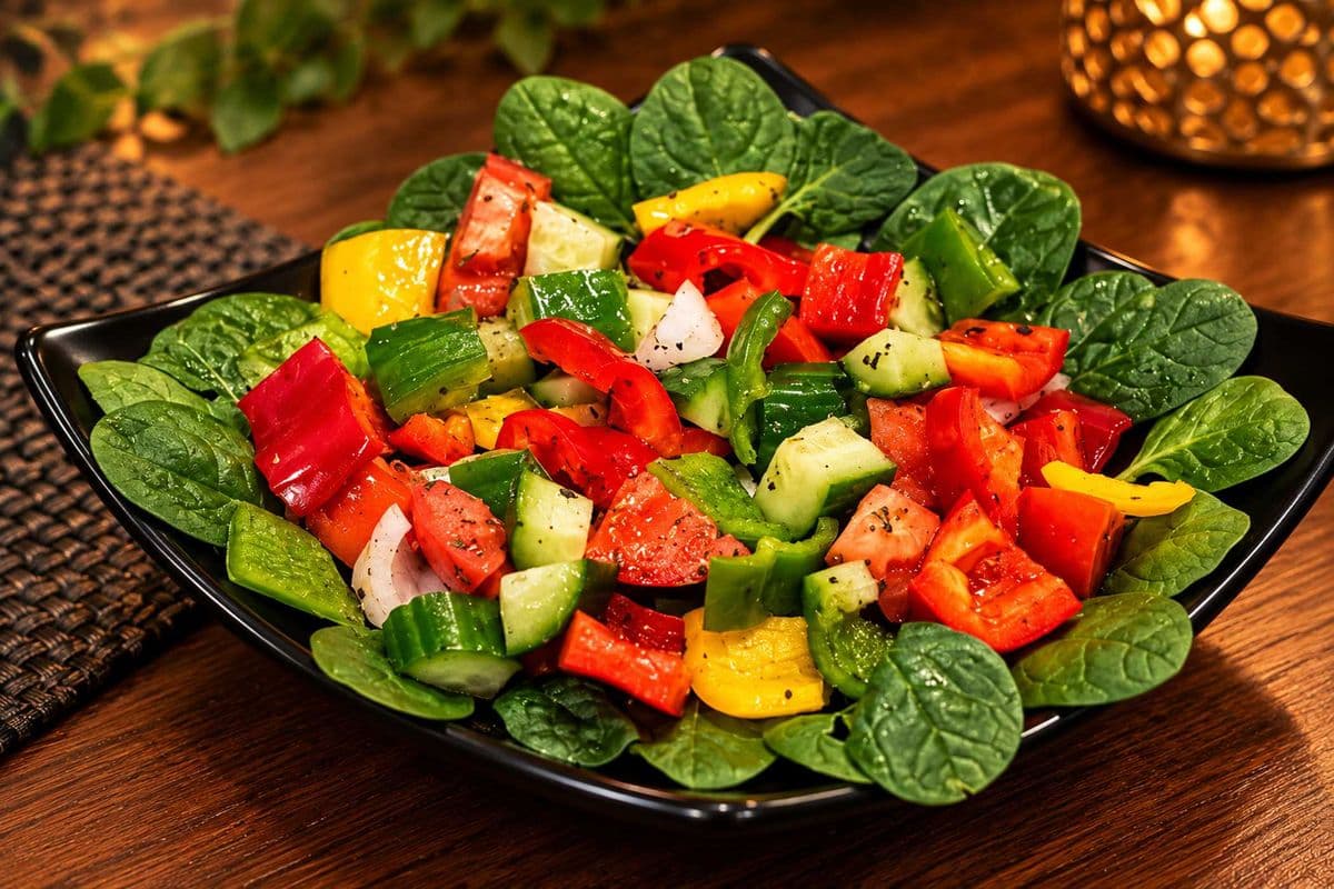 Kachumber Salad (Vegan)