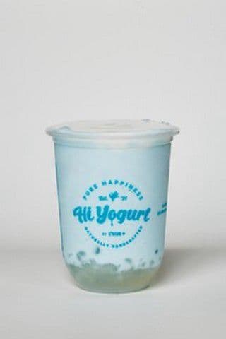 Island Blue Coco Yogurt with Yogurt Foam