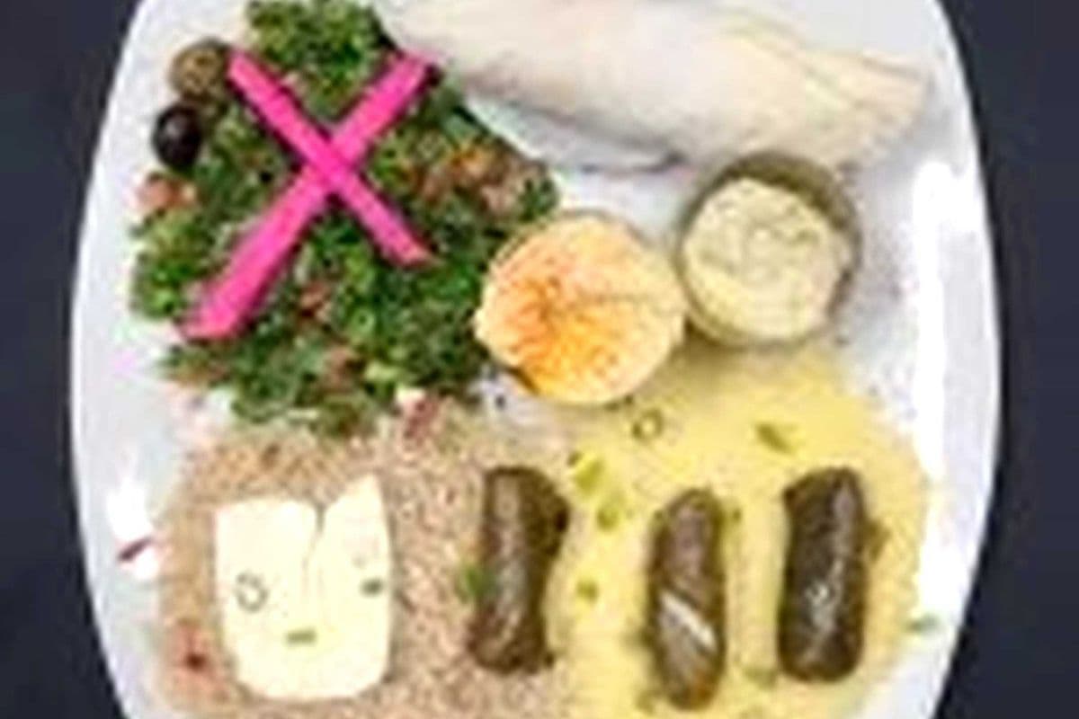 Assiette basse calorie