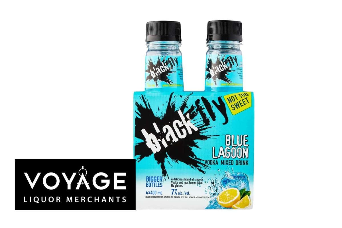 Black Fly Blue Lagoon (4 x 400ml)