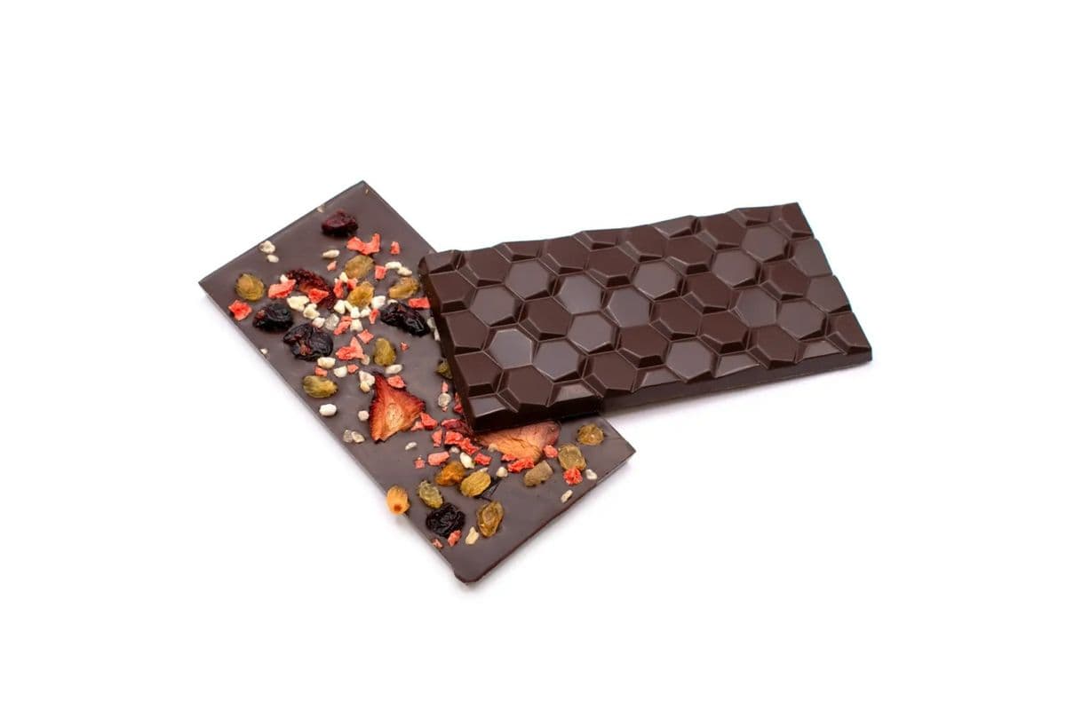 Dark 54 Chocolate Bar Drid Fruits