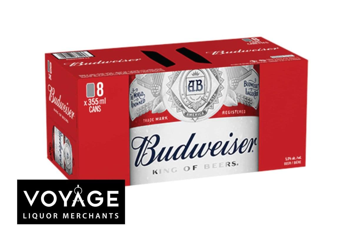 Budweiser Beer (8 x 355 ml)