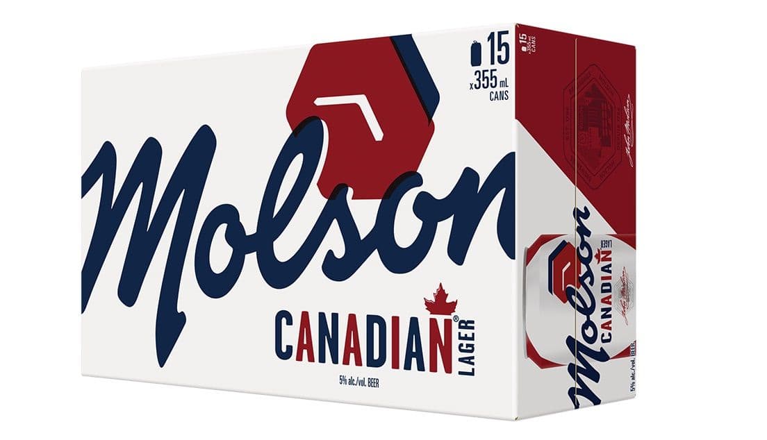 Molson Canadian, 15 Can (15 x 355 ml Can)