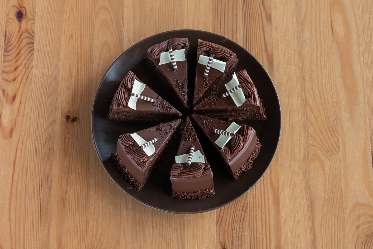 Chocolate Truffle Cake Slice