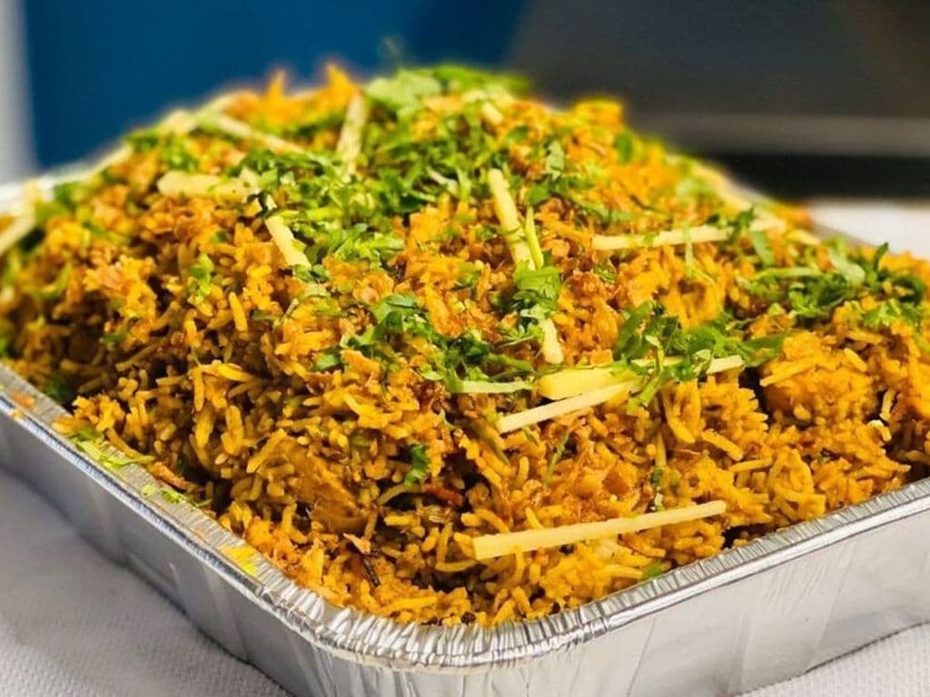 Veg Biryani Party tray 10-12 people