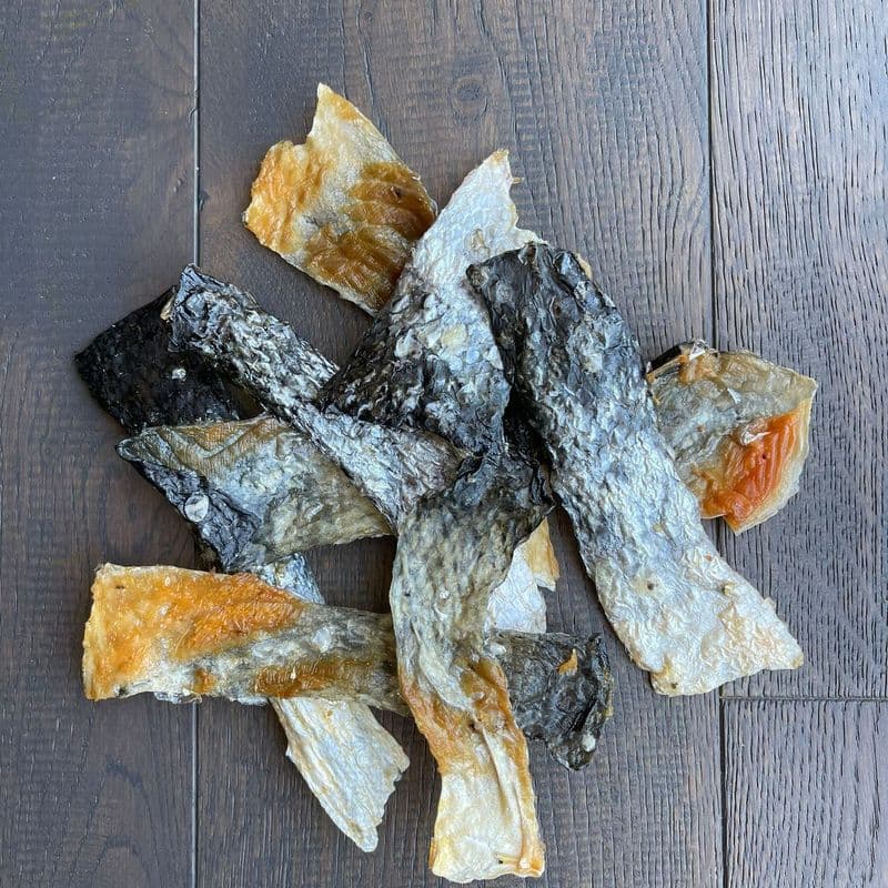 JT Pets Dehydrated Salmon Skin Chips 150g