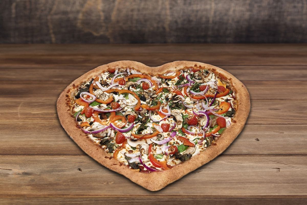 HEART Pizza Pan 16" Veggie Feast