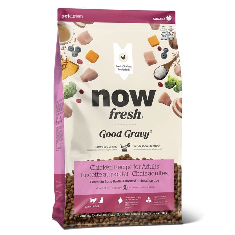 Petcurean Now Fresh Good Gravy Chicken Recipe Grain Free Cat 3 lb