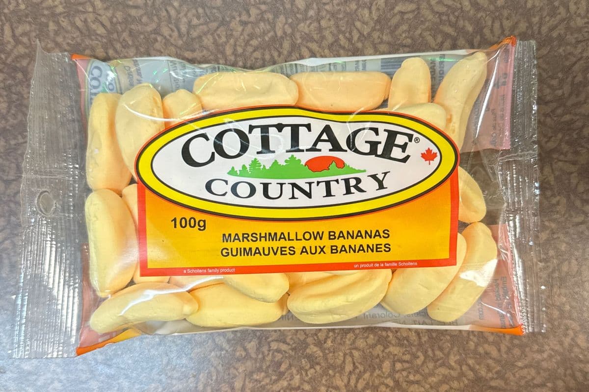 Marshmallow Bananas (100g)