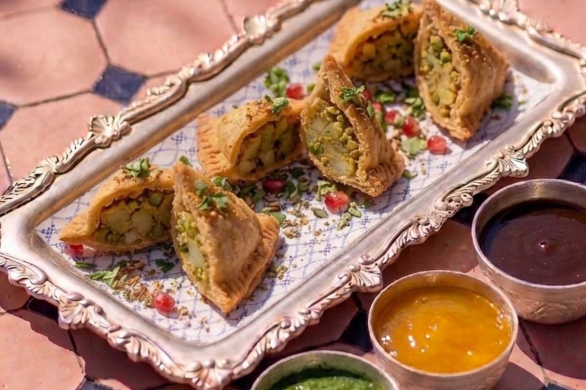 VEGETABLE SAMOSAS [ 4 big pieces ]