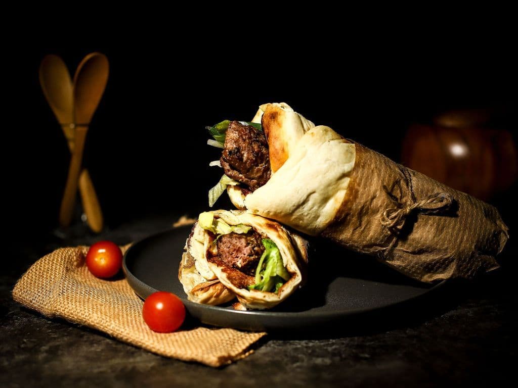 Beef Seek Kabab Wrap