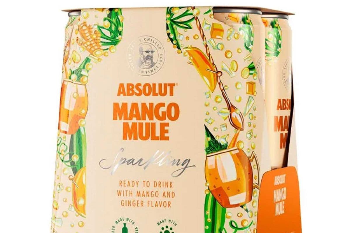Absolut Mango Mule, 4 Cans (4 x 355ml)