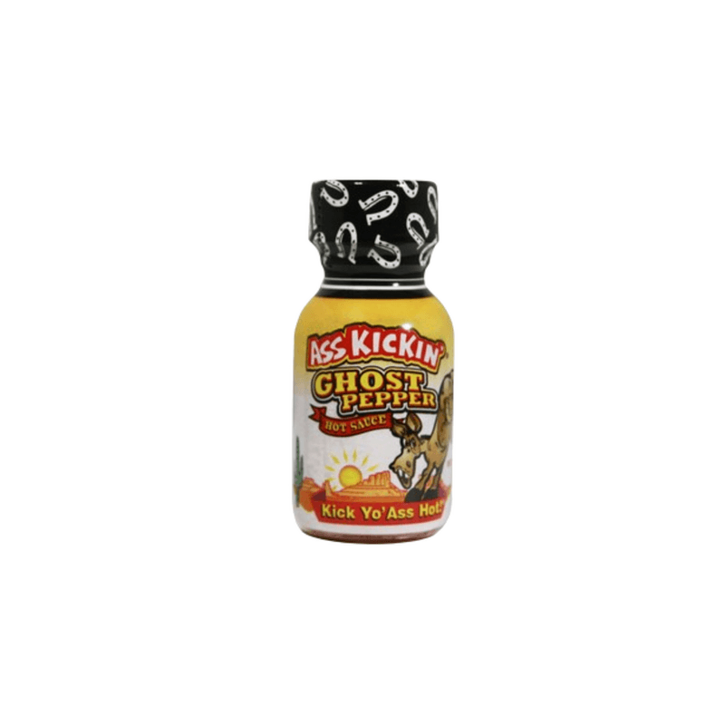 Ghost Pepper Ass Kickin' Mini Bottle Hot Sauce - USA (0.75oz)
