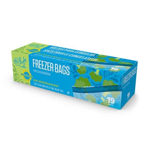 7-Select 24/7 Freezer bags Qt 19ct