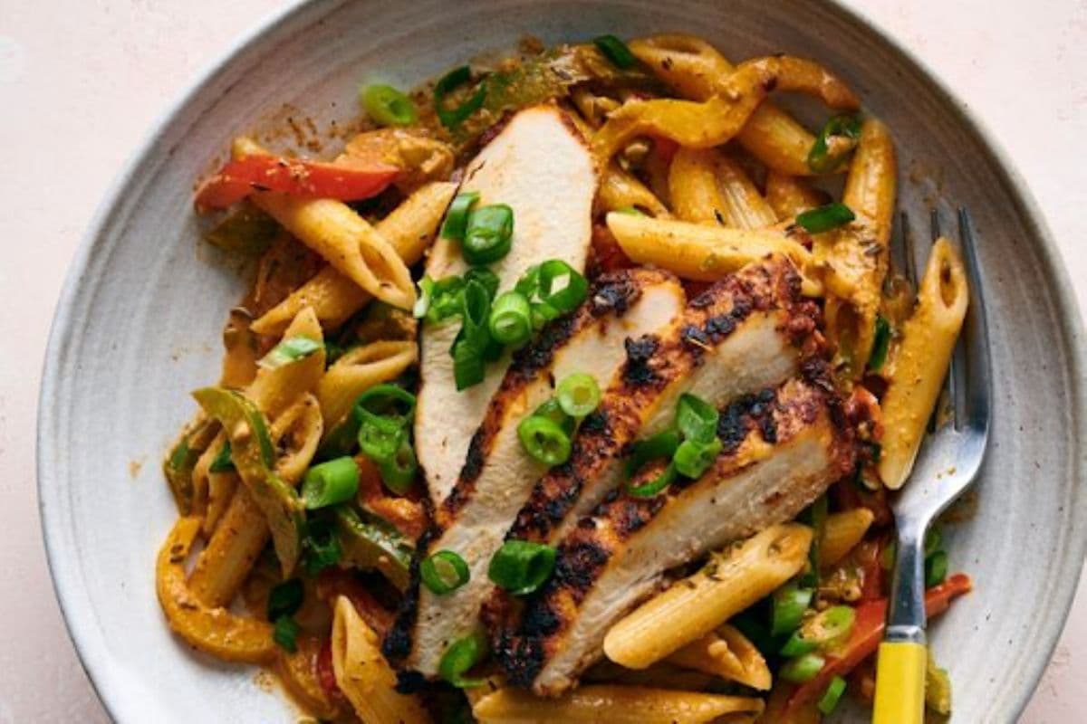 BBQ Chicken Rasta Pasta