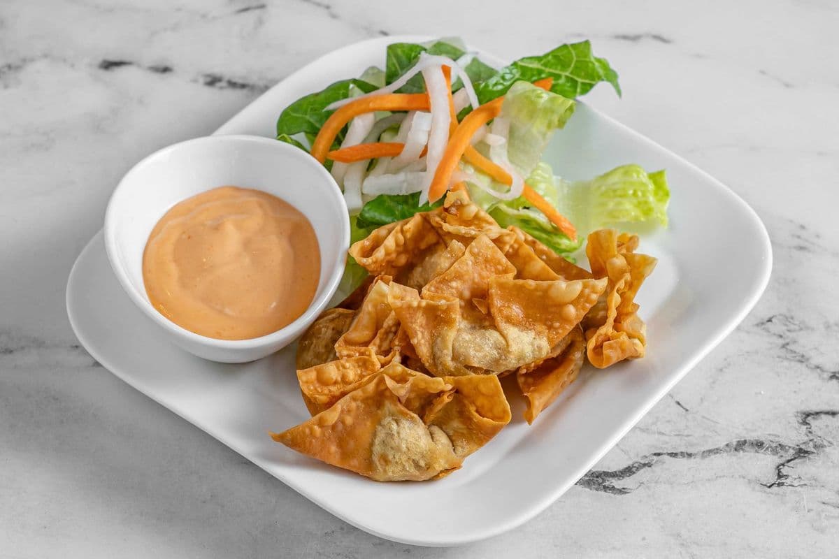 A04. Raviolis Wonton Frits | Fried Wonton Ravioli | Hoành Thánh Chiên