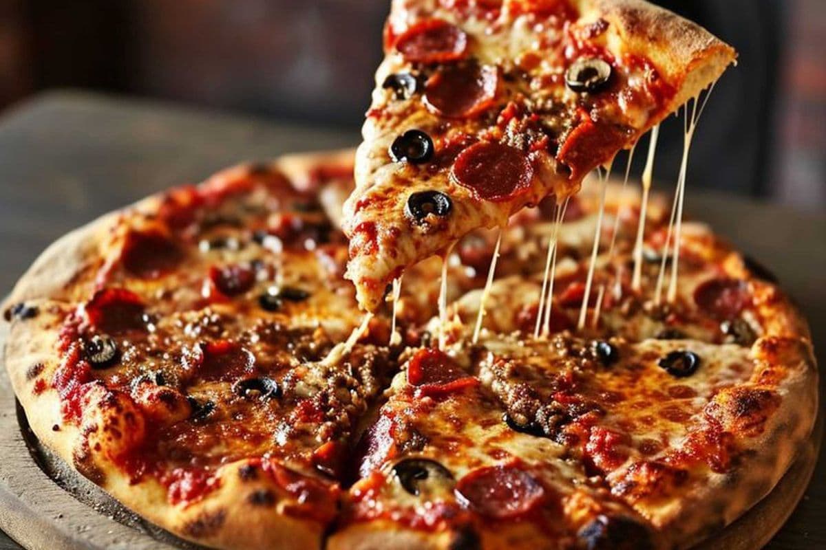 3. 12" Medium Deluxe Pizza