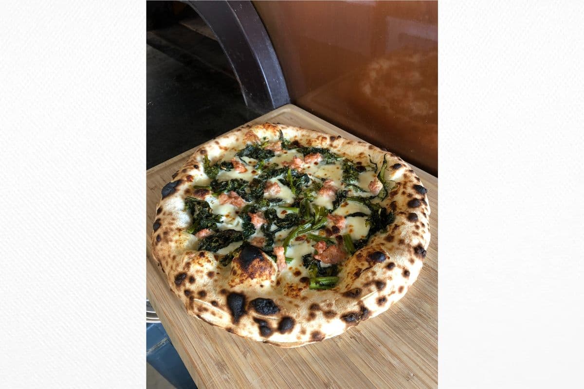 12" Broccoli e Salsicce Pizza