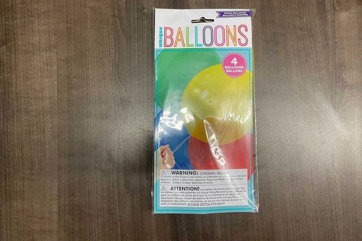 4 Punch Balloons